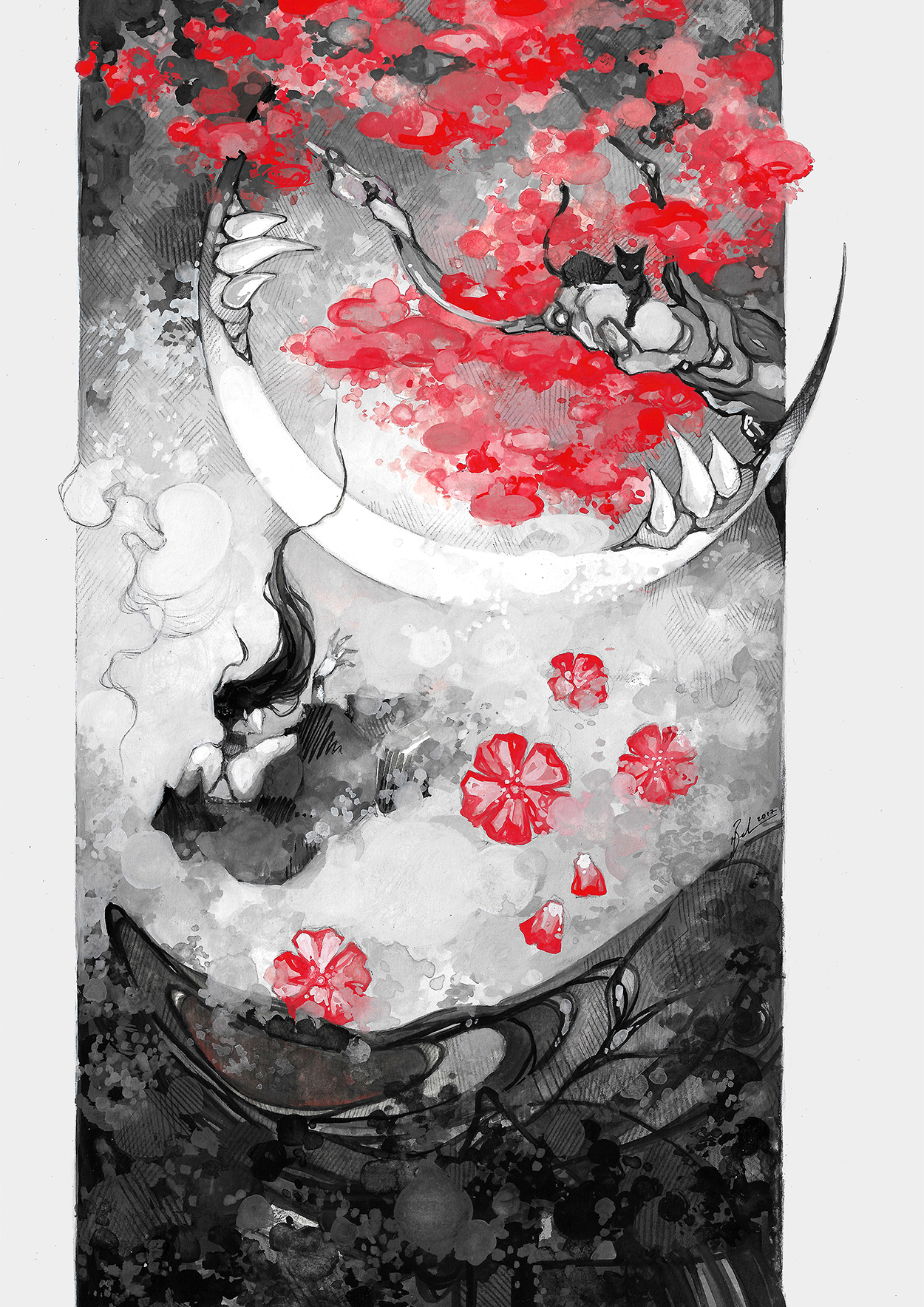 Cherry Blossom Moon