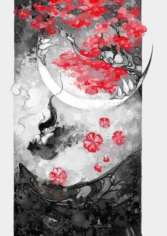 Cherry Blossom Moon